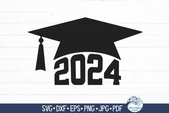 2024 Graduation Cap SVG: A Graphics Asset for Creative Crafts and Content