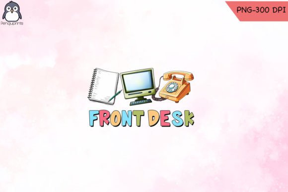 Front Desk School Secretary Graphics for Polished Blog and Website Design