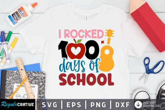I Rocked 100 Days of School PNG Design: A Practical Review for Craft and Graphic Sellers