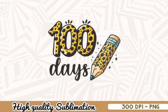 One Hundred Days of School PNG: A Versatile Graphic Design Asset for Crafts and Branding