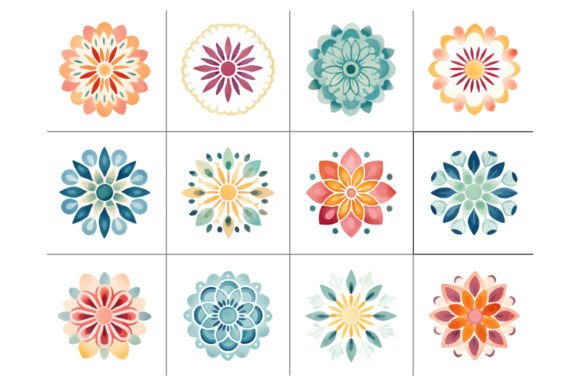 Retro Vintage Minimal Mandala SVG PNG: A Versatile Graphic Design Asset for Crafts and Digital Sellers