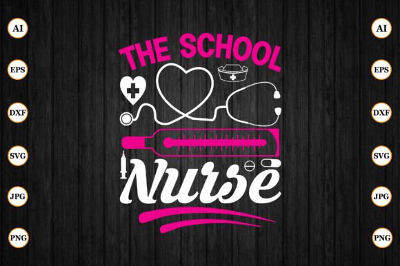 The School Nurse: A Versatile Graphic for Crafts and Commercial Projects